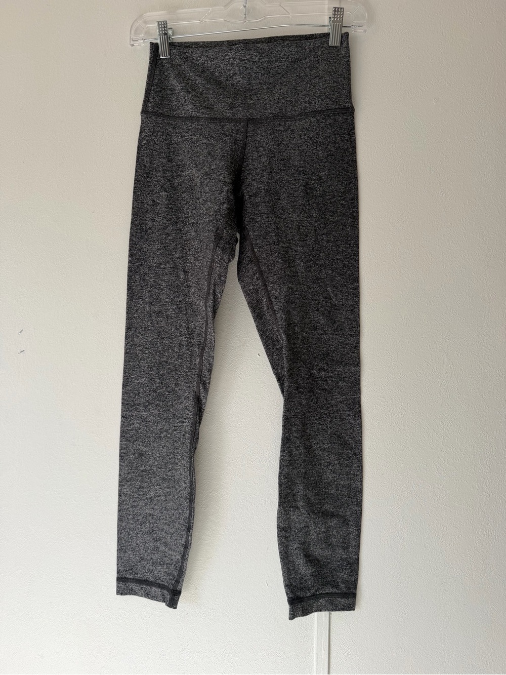 lululemon Wunder Under High Rise Ankle Leggings Heathered Gray 6
